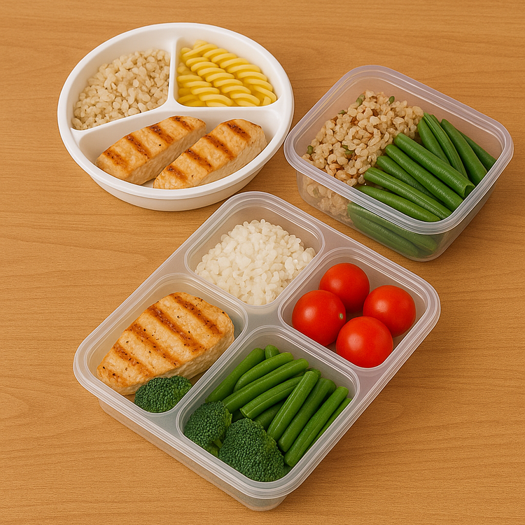 weekly meal kits with pre-portioned ingredients