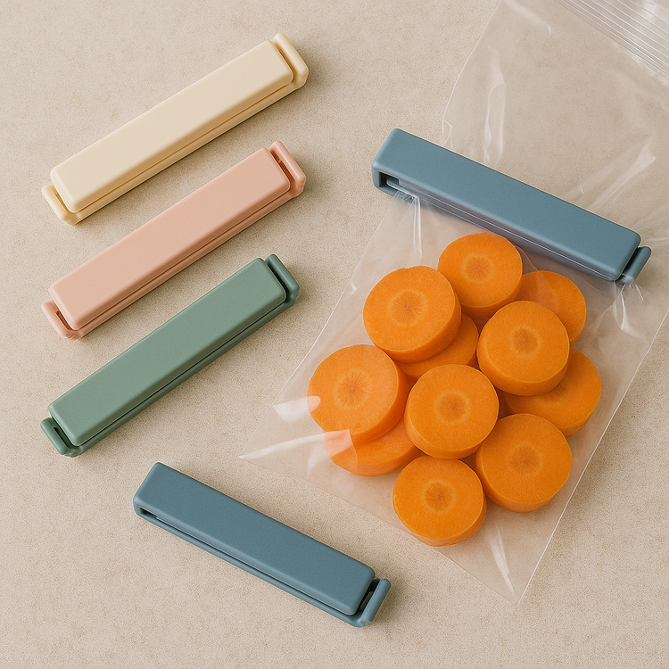 food storage clips keeping bags airtight and fresh