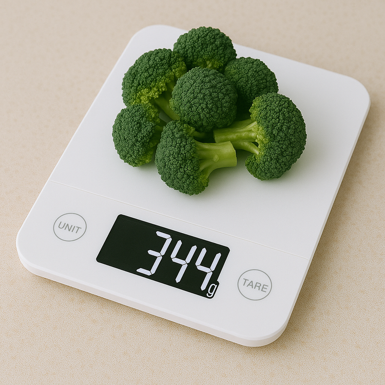 digital kitchen scale for precise portion measurement