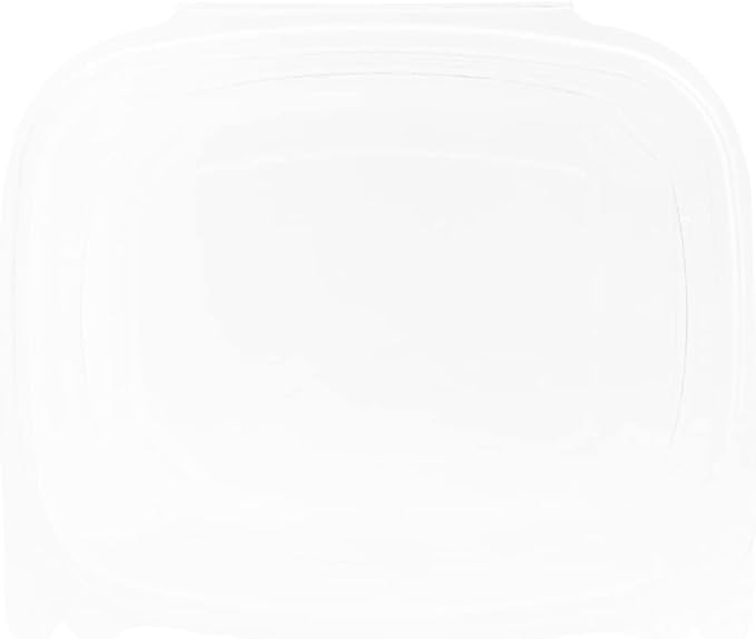 Restaurantware Thermo Tek 32 Ounce Deli Food Containers 100 Anti-Fog Hinged Lid Containers - Freezable Rectangle Clear Plastic To Go Food Containers Disposable