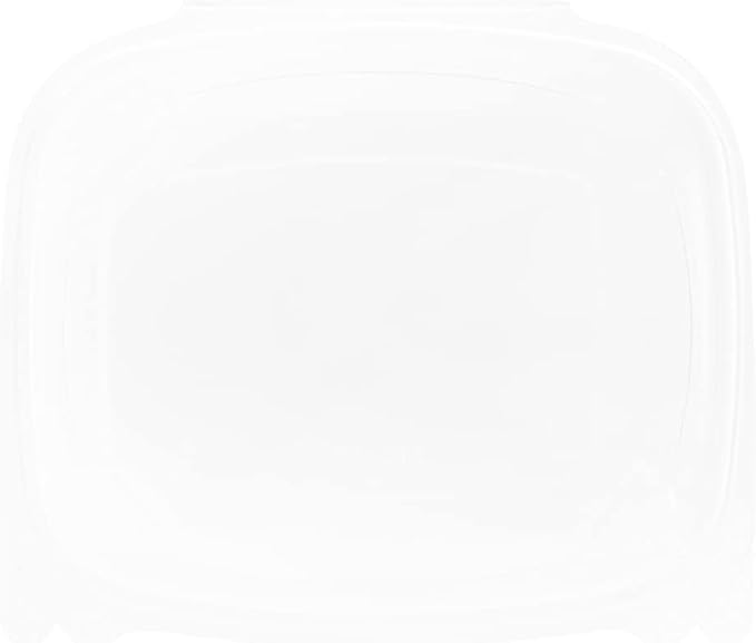Restaurantware Thermo Tek 24 Ounce Deli Food Containers 100 Anti-Fog Hinged Lid Containers - Freezable Rectangle Clear Plastic To Go Food Containers Disposable