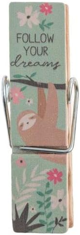 Karma Gifts Chip Clips, One Size, Sloth