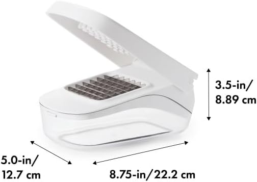 OXO Good Grips Vegetable and Onion Chopper with Easy Pour Opening White