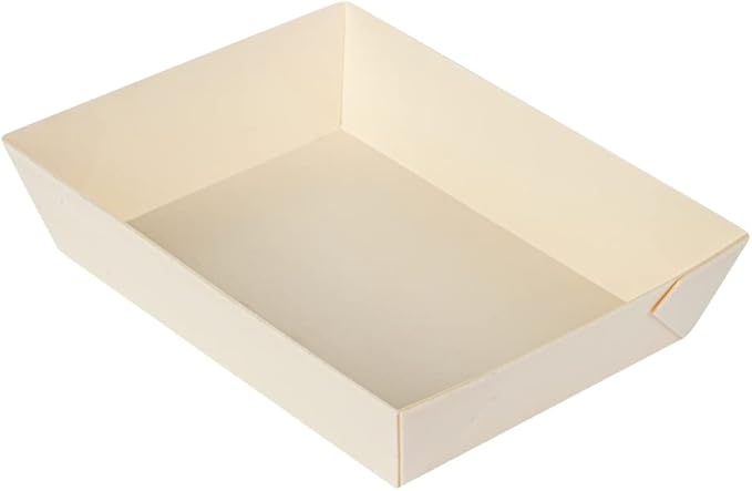 Restaurantware Taipei 20 Ounce Food Containers 100 Rectangle Wooden Bento Boxes - Lids Sold Separately Grease Impermeable Poplar To Go Boxes Disposable Serve Noodles Dumplings And More
