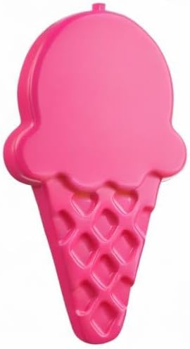 Ice Cream Reusable Hard Ice Pack- Set of 3- Fits Easily Inside Kids Lunch Box, Bento, Insulated Cooler Bag- Long Lasting Slim, Space Saving- Cool Freezer Packs Keep Food Cold For Hours- Back to School