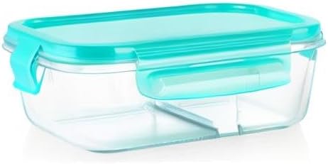 Pyrex Mealbox 10-Pc Bento Box Set, 2.3-Cup Divided Glass Food Storage Containers Set, Non-Toxic, BPA-Free Latching Lids, Freezer, Microwave and Top-Rack Dishwasher Safe