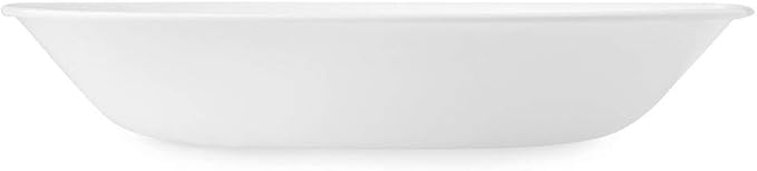 Corelle Vitrelle 6-Piece Bowl Set, Triple Layer Glass and Chip Resistant, 20-Oz Lightweight Round Bowls, Winter Frost White