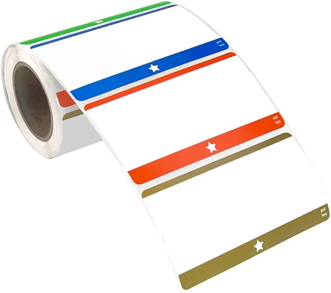 L LIKED 200 Stickers - 2" x 3.5" Removable Freezer Labels Food Storage Stickers Refrigerator Freezer Paper Labels