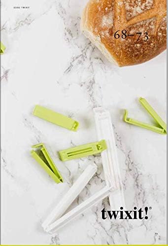 LINDEN SWEDEN Twixit Bag Clips - Keep Food Fresh, Stop Spillage - Keep Food Fresh, Prevent Spillage - Great for Storage and Organization - Microwave, Freezer & Dishwasher-Safe - BPA-Free - Set of 20