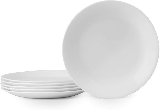 Corelle Vitrelle 28-oz Soup/Cereal Bowls Set of 6 & 4-Pc Meal Bowls Set & Vitrelle 6-Piece Salad Plates Set