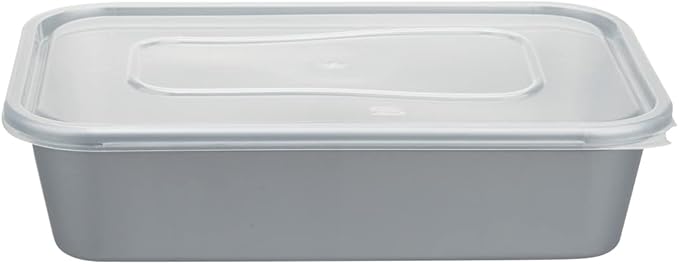 Restaurantware Futura 17 Ounce Meal Prep Containers With Lids 100 Microwavable To Go Containers - Disposable For Packaging Lunches or Take Out Orders Silver Plastic Food Containers With Lids