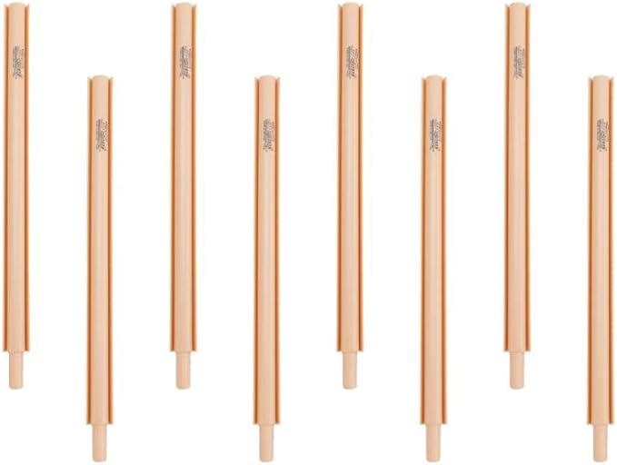 BSeal Bag Sealer - Keep Food Crisp & Fresh Longer | For Pantry and Freezer Storage | Peach | Pack of 8