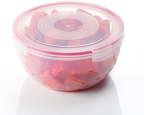 Komax Biokips Mixing Bowls with Lids Set – Multi-Use, Stackable Airtight Food Storage Containers – BPA-Free Salad Bowls with Lids – Microwave & Dishwasher Safe Meal Prep Container Set of 4