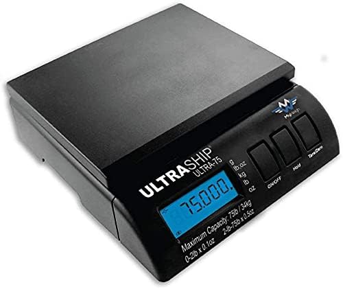 Ultraship 75 Lb Electronic Digital Shipping Postal Kitchen Scale