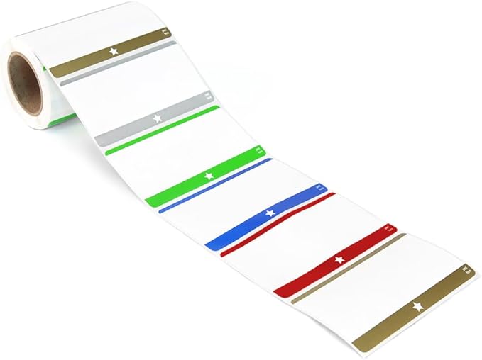 L LIKED 200 Stickers - 2" x 3.5" Removable Freezer Labels Food Storage Stickers Refrigerator Freezer Paper Labels
