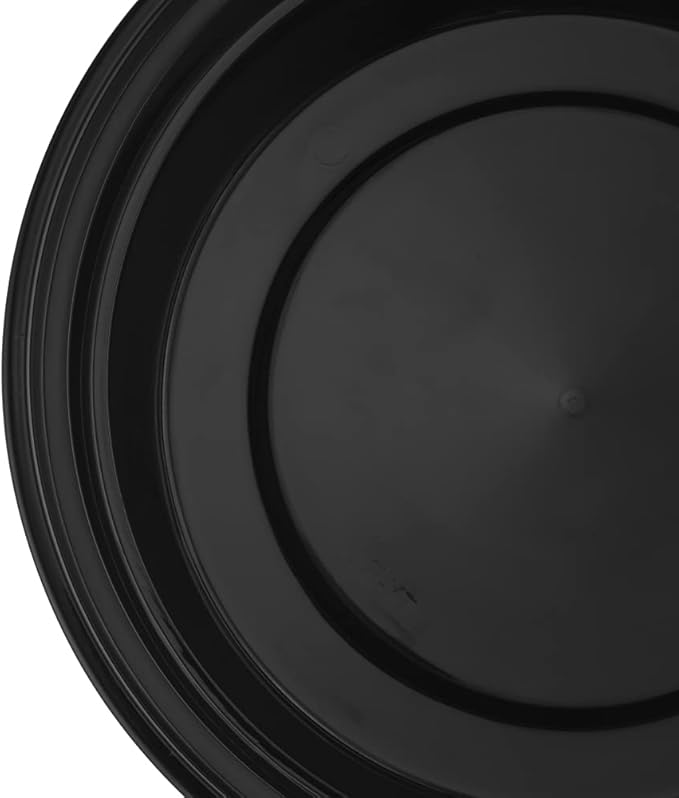 TIYA Takeout Food Containers – 32 oz Bulk 150 Pack with Lids – Plastic To-Go Round Bowls – Reusable, Microwavable, Dishwasher Safe – Leak-Proof, Great for Meal Prep – BPA-Free