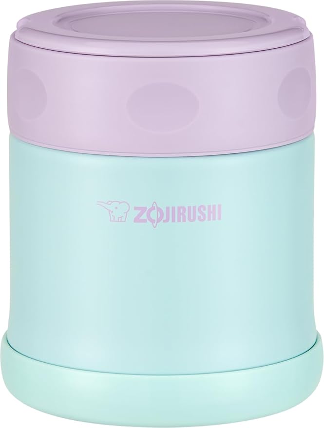 Zojirushi Stainless Steel Food Jar, 9-Ounce, Pale Blue
