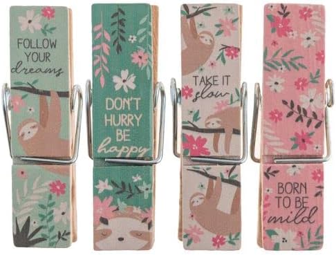 Karma Gifts Chip Clips, One Size, Sloth