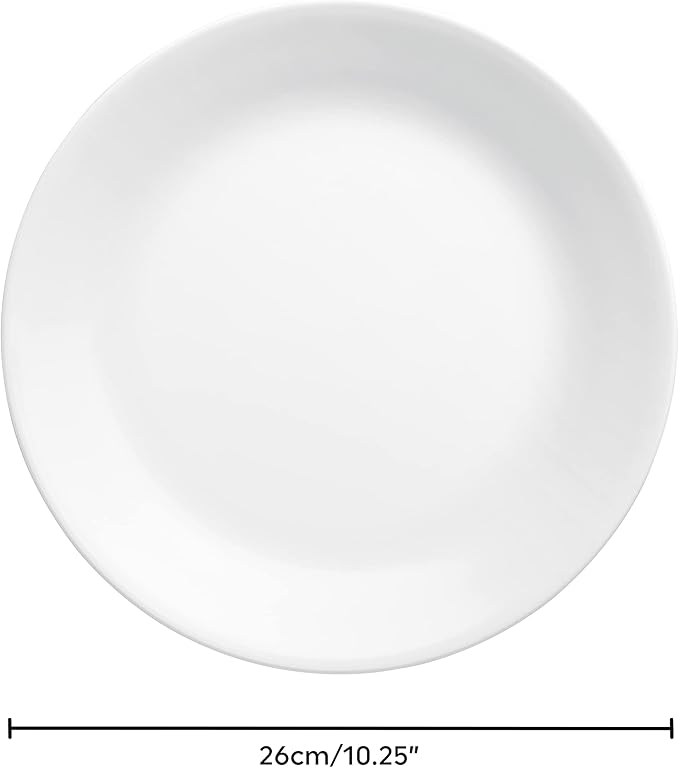 Corelle Vitrelle 28-oz Soup/Cereal Bowls Set of 6 & 10.25" Dinner Plates Set of 4 & Salad Plates Set of 6