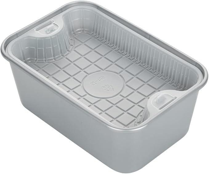 Restaurantware TRAYS ONLY: Futura 10 Ounce Trays For Meal Prep Containers 100 Microwavable Trays For 32 Or 37 Ounce Containers - Containers Sold Separately 1 Compartment White Plastic Food Trays