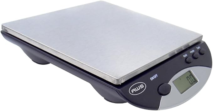American Weigh Scales AMW Series Precision Digital Kitchen Scale, Stainless Steel, 2000G x 0.1G (AMW-2000)