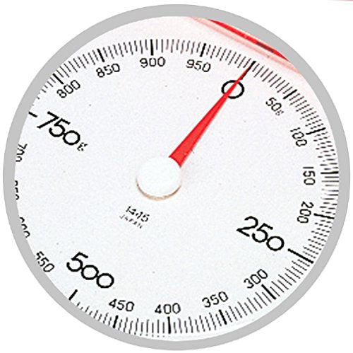 Tanita 1445-RD Cooking Scale, Kitchen Scale, Cooking, Analog, 2.2 lbs (1 kg), 0.1 oz (5 g) Unit, Red