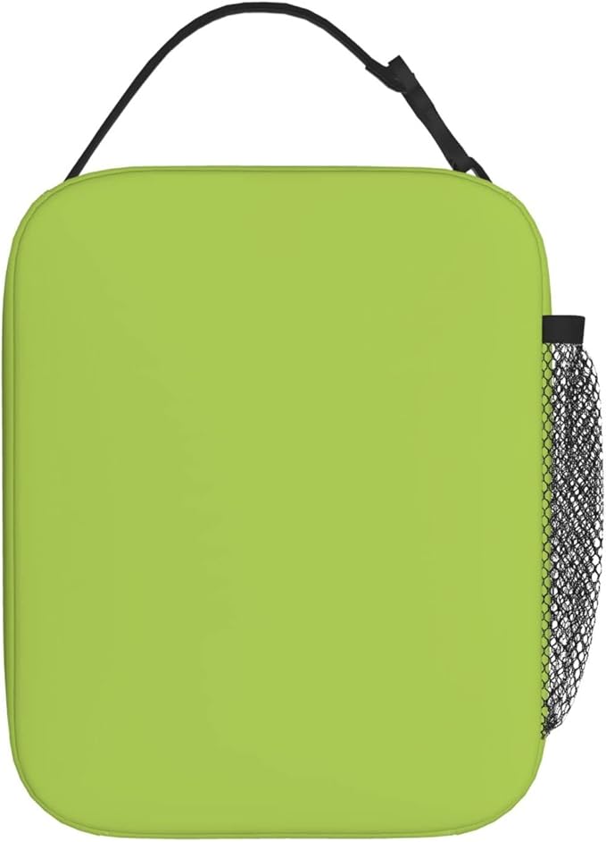 Lime Green Lunch Bag Lunch Box for Kids Girls Boys Women Thremal Picnic Meal Boxes for School Office Insulated Cooler Reusable Portable