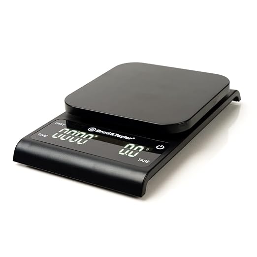 Brod & Taylor Precision Kitchen & Coffee Scale with Timer | (0.1g Precision)