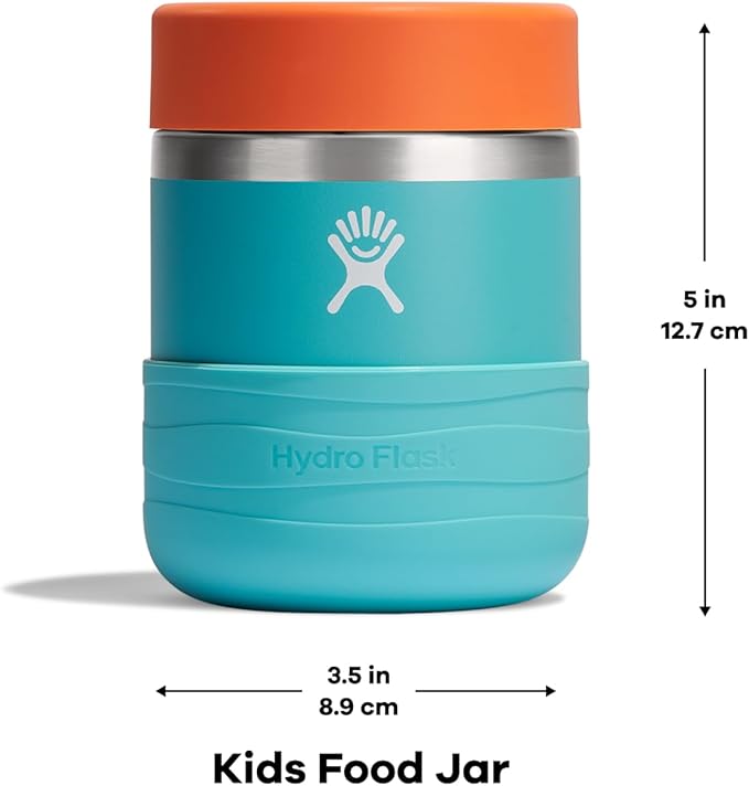 Hydro Flask Kids Food Jar Insulated Jr. Food Container for Soup, Noodles, Lunch for School, Camp and Sports Practice with Leakproof Lid for Food