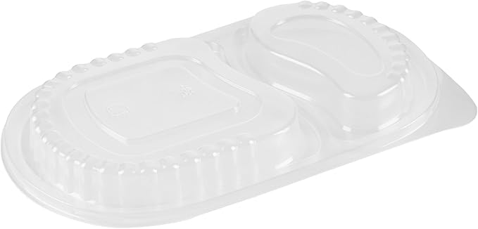 Restaurantware RW Base 20 Ounce Meal Prep Containers, 100 Microwavable To Go Containers With Lids - Disposable, Freezable, Black Plastic Oval Food Containers, Pack Hot And Cold Food, For Takeaway