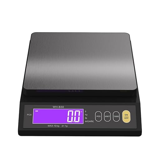Digital Food Scale, Rechargeable Baking Electric Weight Scale with LCD Display, Electronic Scale with Counting Tare Zeroing Auto Power Off Unit Conversion Function (10kg 1g)