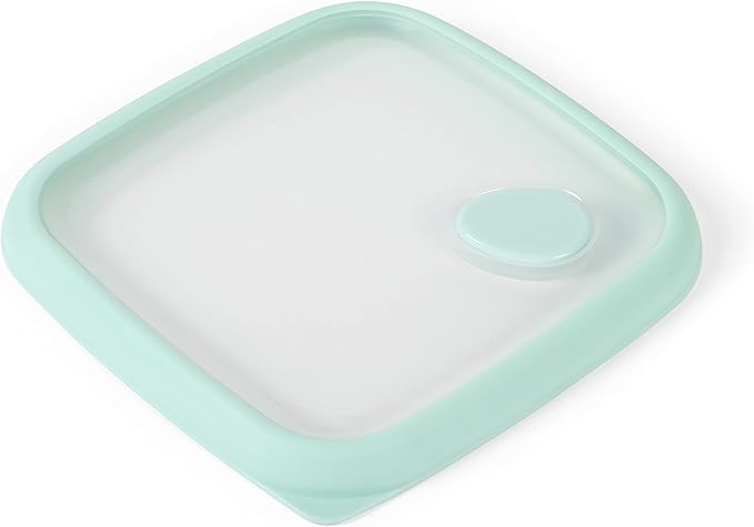 Martha Stewart Denslow 6 Piece 126 oz, 33.3 oz, 16.7 oz Square and Rectangular Food Container Set w/Martha Blue Lid