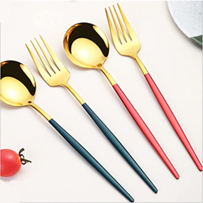 Reusable Utensils Set With Case, Reusable Travel Flatware,Travel Silverware Set With Case ,Reusable Travel Flatware For Home Office School Camping