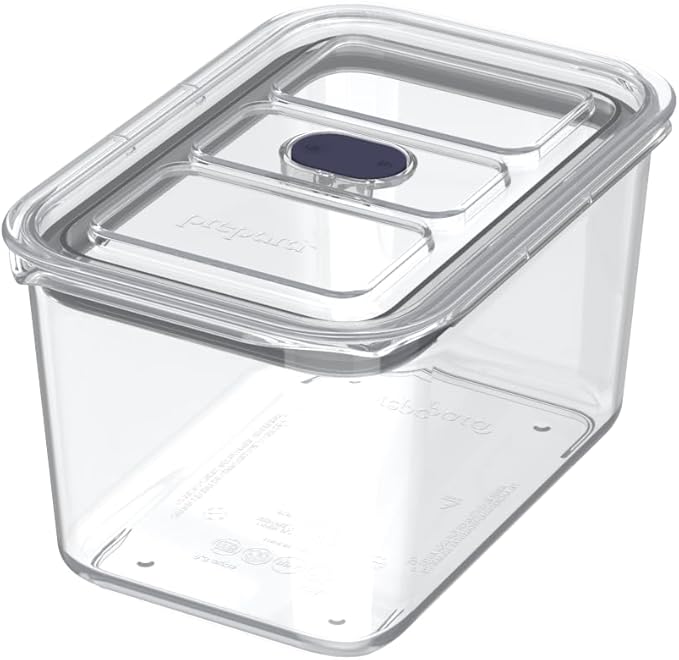 Prepara LatchLok Click 9.3 Cup Food Storage Container, Storm