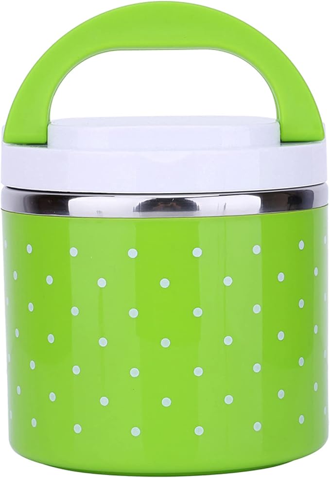 1 Layer Stainless Steel Insulation Thermo Thermal Lunch Box Food Container Hot