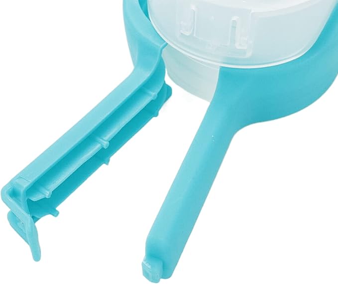 Sscon 4Pcs Food Storage Sealing Clips Plastic Food Bags Clips with Pour Spouts for Snacks Blue