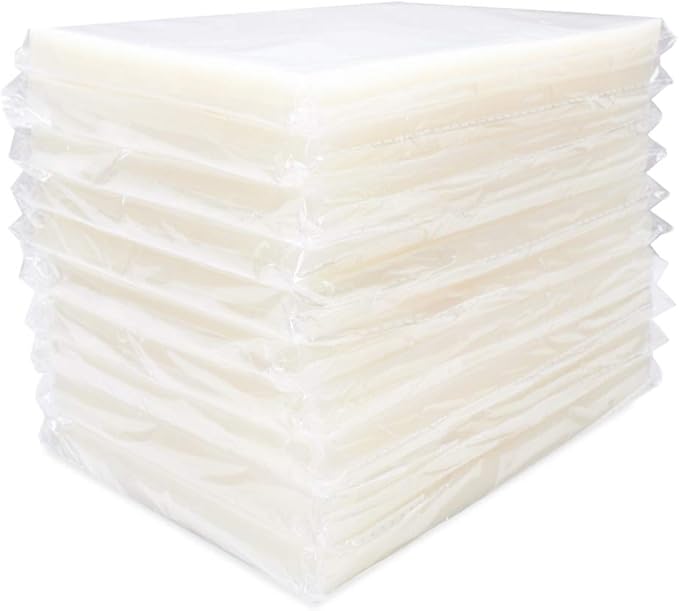 1,000 pcs Clear 6" x 10" Pint, 3 mil Chamber Machine Pouches, Pre-Cut Chamber Vacuum Sealer Bags, Heavy Duty Seal Pouch, BPA-Free Chamber Sealer Bags with Tear Notch