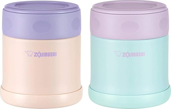 Zojirushi Stainless Steel Food Jar, 9-Ounce, Pale Blue