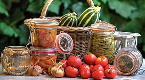 Le Parfait Super Jars (6 Pack, 750ml - 24oz)