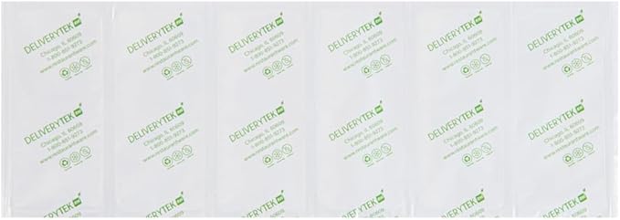 Restaurantware Delivery Tek 15.4 x 5.7 Inch Ice Sheets 10 Durable Cold Packs - Easy-To-Use Design Leakproof Plastic Shipping Ice Packs Reusable For Frozen Meat Vegetables or Beverages
