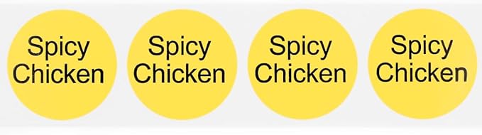 Spicy Chicken Deli Labels 1 Inch 500 Total Adhesive Labels