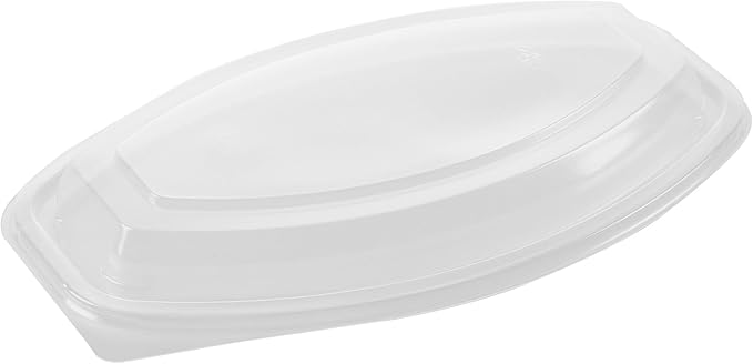 RW Base 21 Ounce Meal Prep Containers, 50 Microwavable To Go Containers With Lids - Disposable, Freezable, Black Plastic Oval Food Containers, Pack Hot And Cold Food, For Takeaway - Restaurantware