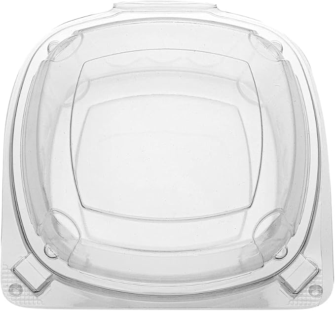Restaurantware Thermo Tek 18.6 Ounce Clamshell Containers 100 Anti-Fog To Go Food Containers - Freezable Rectangle Clear Plastic Food Packaging Containers Disposable