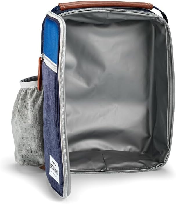 Fit & Fresh Insulated Lunch Box for Kids with Containers Included, Navy Blue, Unisex