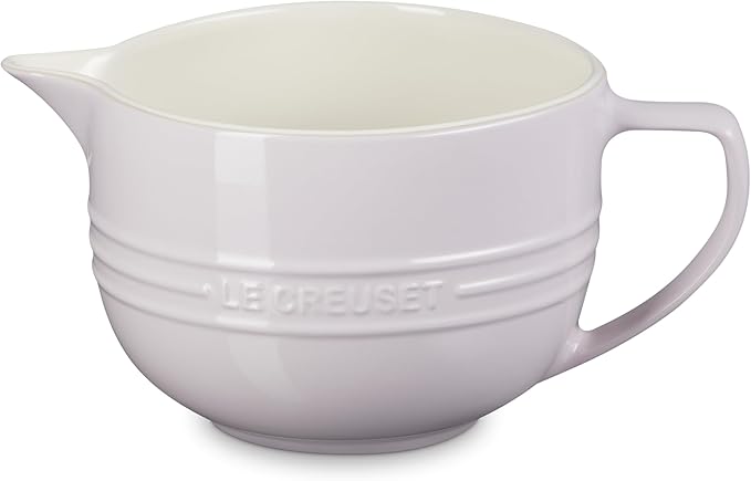 Le Creuset Stoneware Signature Batter Bowl, 3.2qt., Shallot