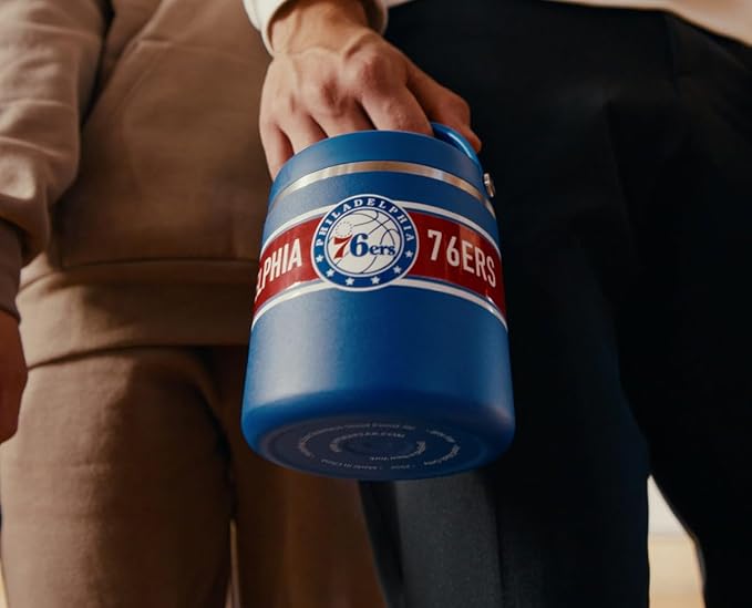 Hydrapeak x NBA Officially Licensed Denver Nuggets 25oz Stainless Steel Vacuum Insulated Thermos Food Jar with Handle, Wide Mouth Leak-Proof Soup Thermos for Adults, 10 Hours Hot and 16 Hours Cold