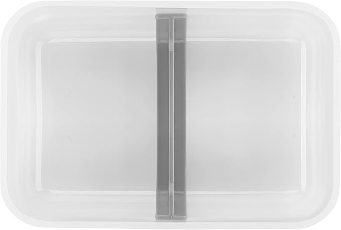 ZWILLING Fresh & Save Flat Lunch Box Large, Airtight Food Storage Container, Meal Prep Container, BPA-Free, Semi-transparent