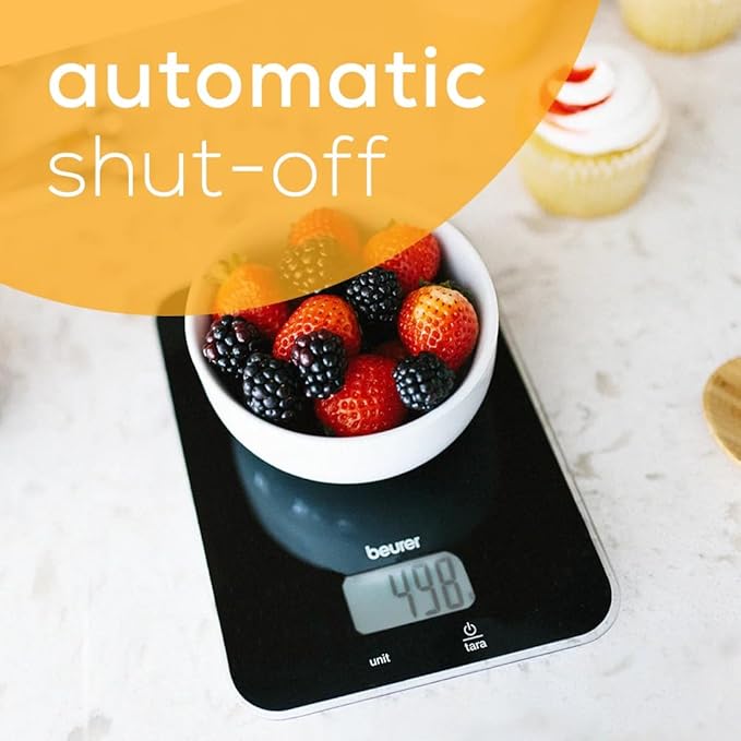 Beurer KS19 Multi-Function Digital Kitchen Scale, Garden Scale, Nutrition Scale, for Cooking and Baking, Keto Diet and Weight Loss, Digital Display with Tare Function, Precise Measurement max 11lbs