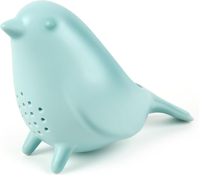 Genuine Fred BLUE BIRD Ceramic Colander, Charming, Unique Design, Berry Colander, Fun Kitchen Gadget