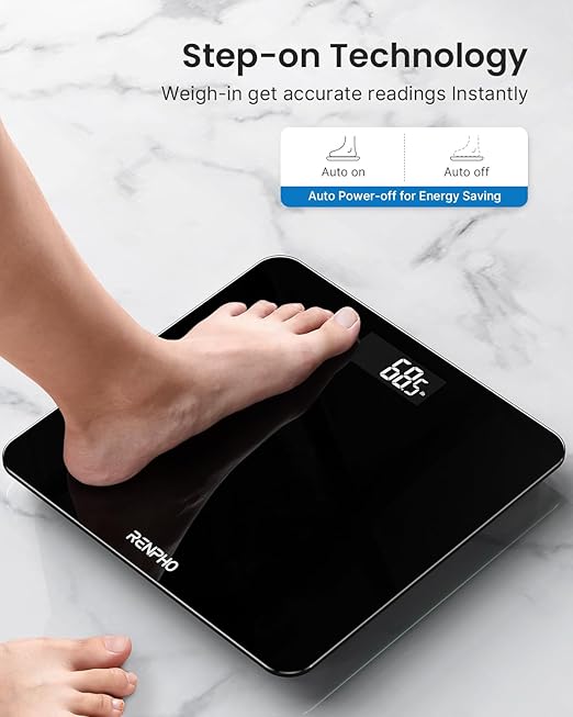 RENPHO Digital Bathroom Scale and Digital Kitchen Scale Bundle
